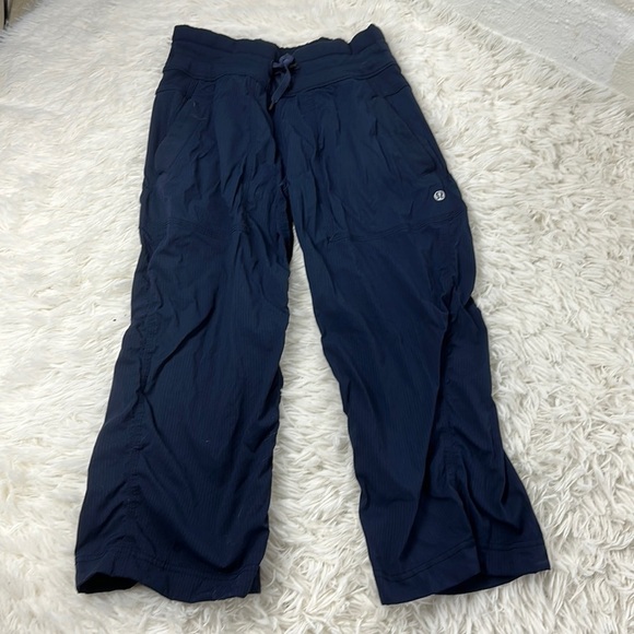 lululemon athletica Pants - Lululemon Studio Crop Deep Indigo
